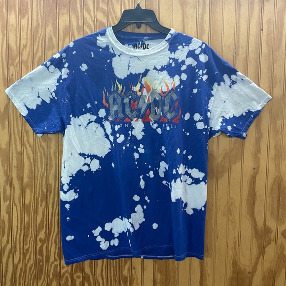 AC/DC Tops - *SALE AC/DC Tie-Dye T-shirt